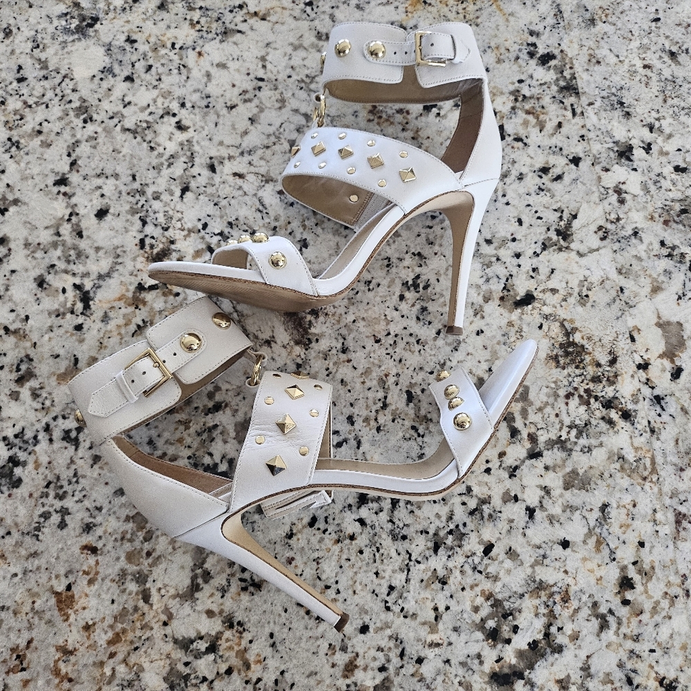 Michael Kors Amos Ankle Strap Heels - Picture 3 of 8